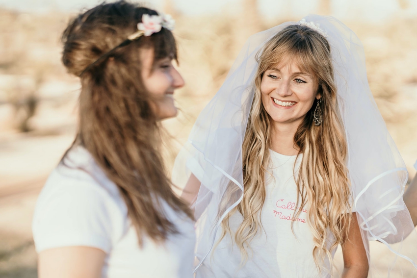 Bandeau pour cheveux à fleurs pour enterrement de vie de jeune fille slogan  Bride