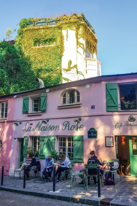 restaurant la maison rose a paris terrassse exterieure