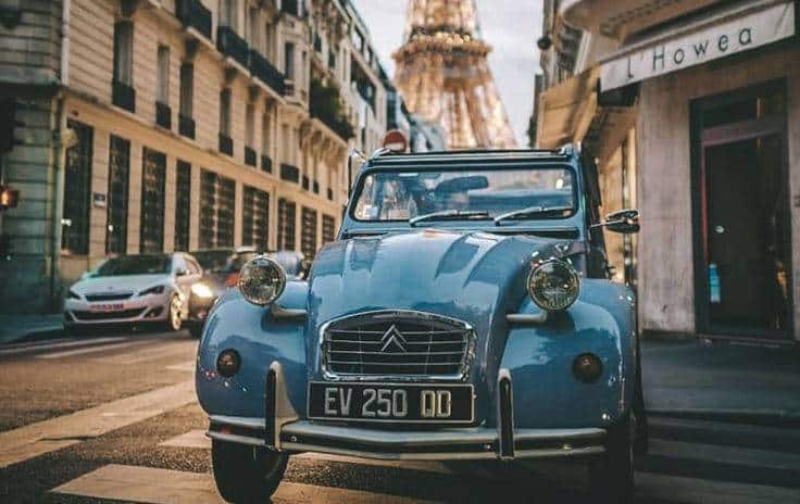 balade en deux chevaux evjf paris